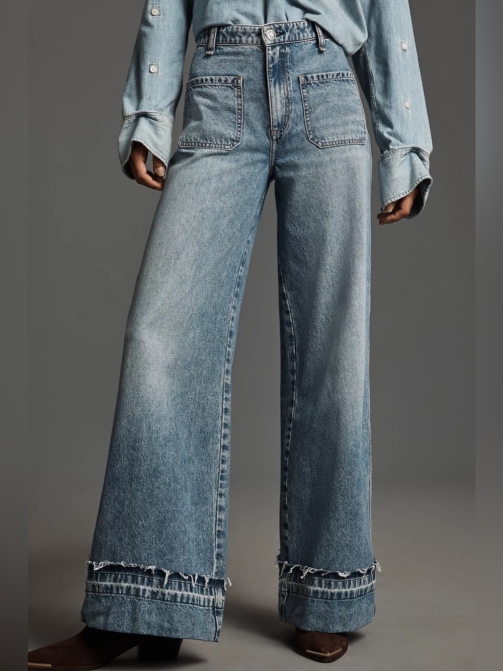 rag & bone Marina High-Rise Cuff Jeans - Picture 2 of 13